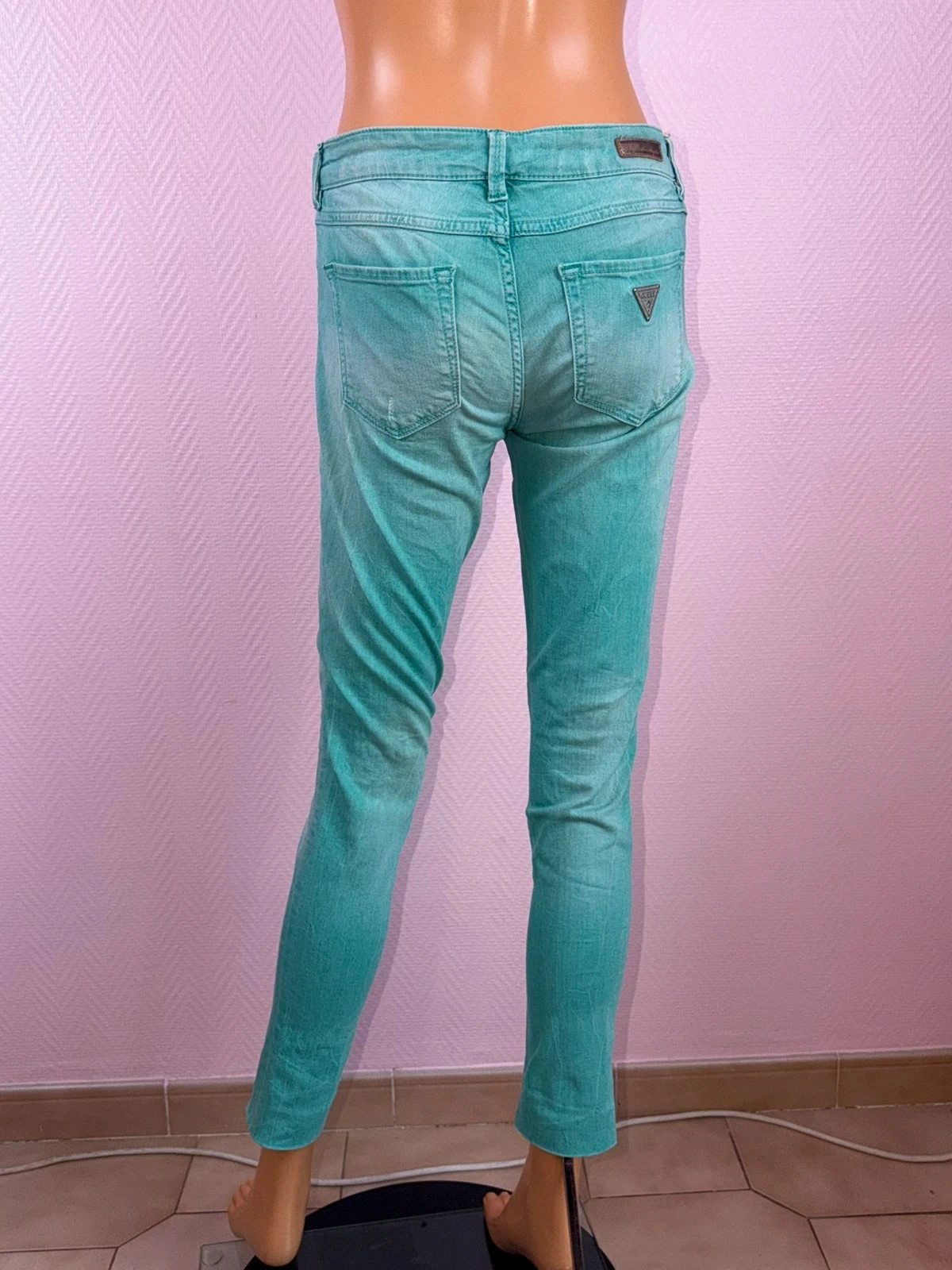 Jeans vrouw guess groen maat 38 – photo 4